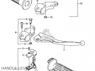 HANDLE LEVER - DS80 1997 (V) USA (E03)