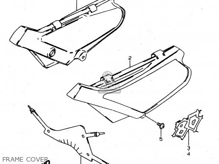 FRAME COVER - DS80 1998 (W) USA CANADA (E03 E28)