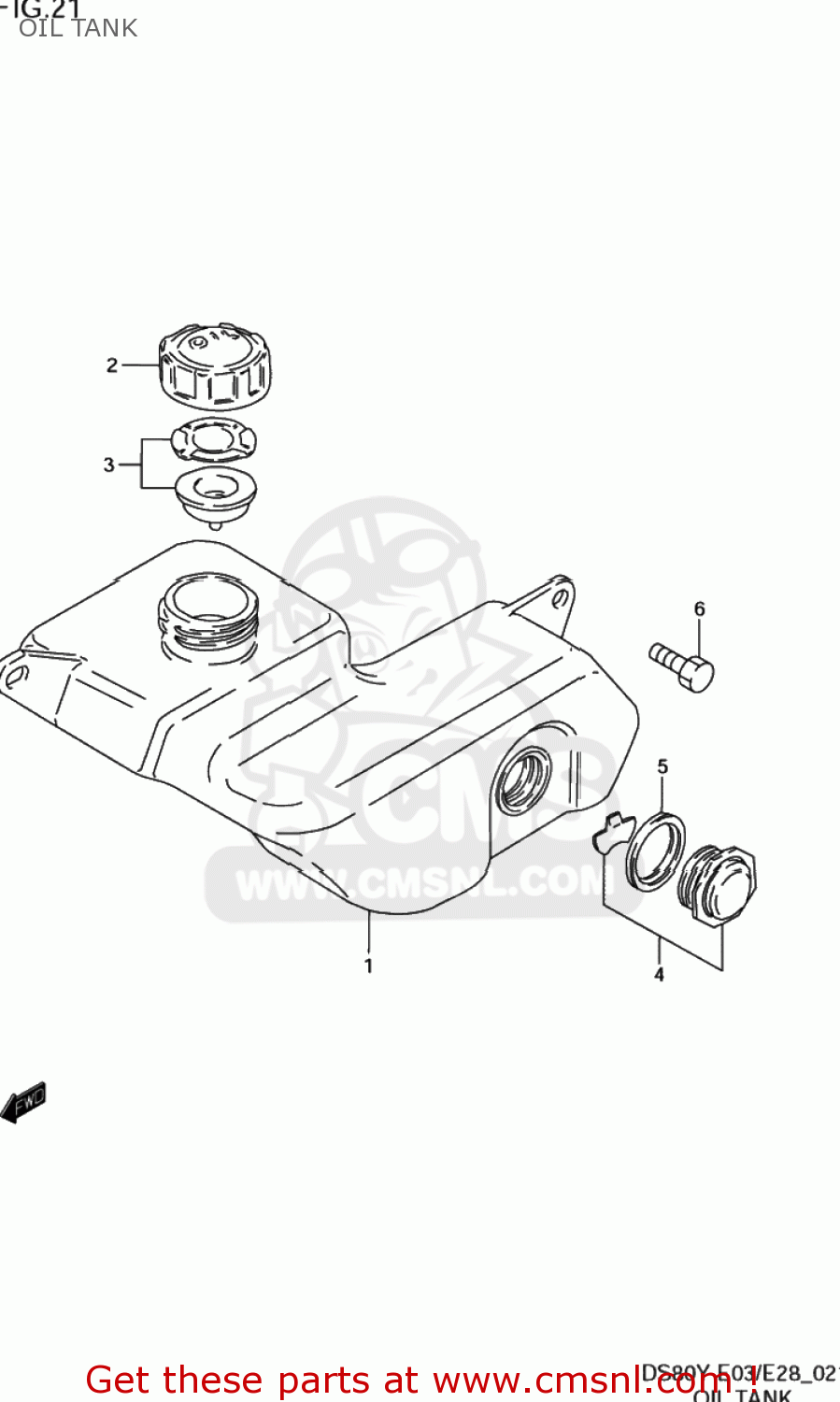 OIL TANK DS80 1998 (W) USA (E03)