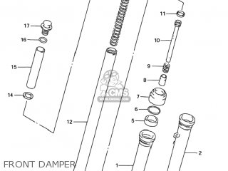 FRONT DAMPER - DS80 1998 (W) USA (E03)