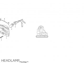 HEADLAMP - DS80 1998 (W) USA (E03)