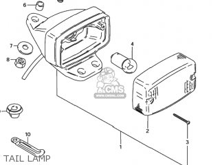 TAIL LAMP - DS80 1998 (W) USA (E03)