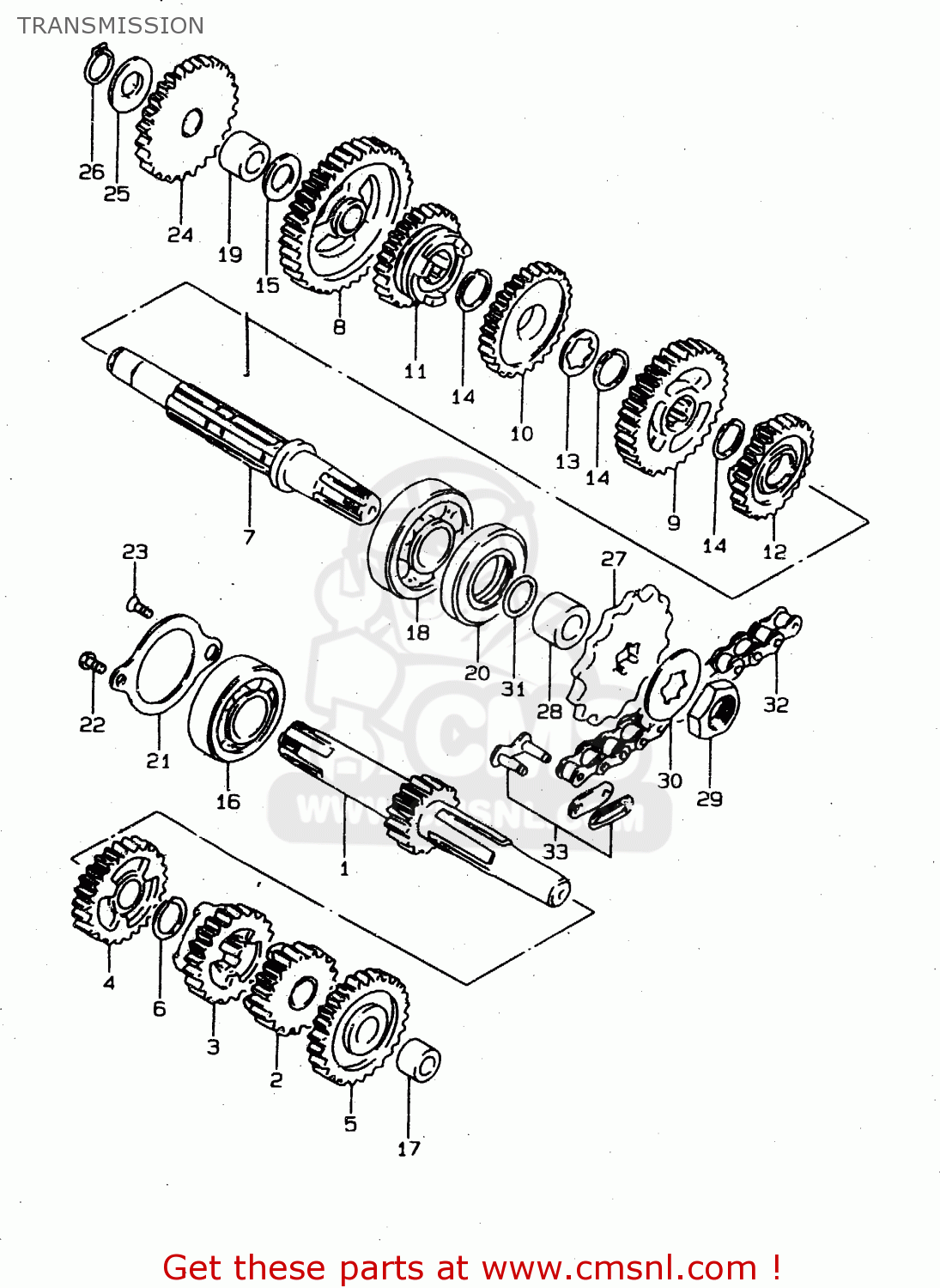 TRANSMISSION DS80 1999 (X) USA CANADA (E03 E28)