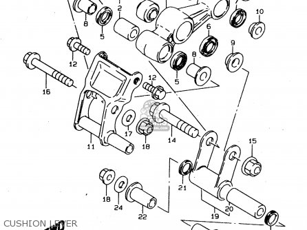 CUSHION LEVER - DS80 1999 (X) USA CANADA (E03 E28)