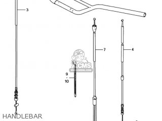 HANDLEBAR - DS80 1999 (X) USA (E03)