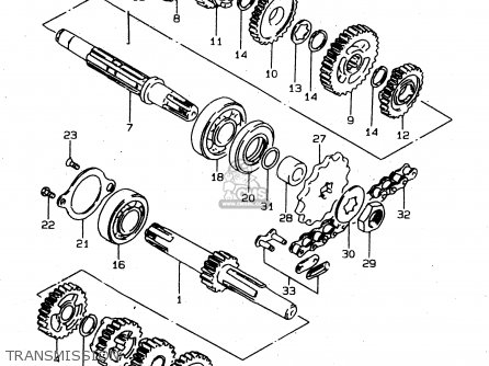 TRANSMISSION - DS80 2000 (Y) USA CANADA (E03 E28)