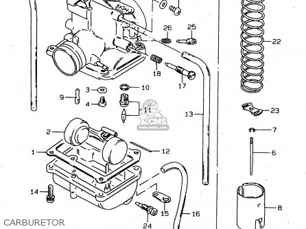 CARBURETOR - DS80 2000 (Y) USA CANADA (E03 E28)