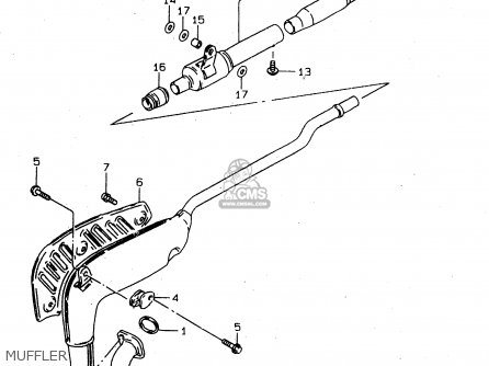 MUFFLER - DS80 2000 (Y) USA CANADA (E03 E28)