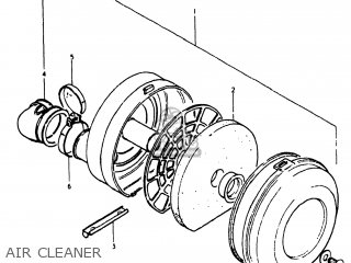 AIR CLEANER - FA50 1980 (T) USA (E03)
