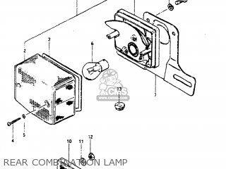 Suzuki FA50 1982 (Z) USA (E03) parts lists and schematics