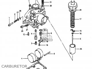 Suzuki FA50 1986 (G) USA (E03) parts lists and schematics