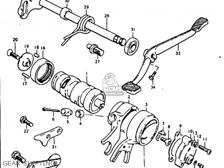 Suzuki FR80 1975 (M) (E01 E02 E06 E10 E12 E13 E24 E32 E43) parts lists ...