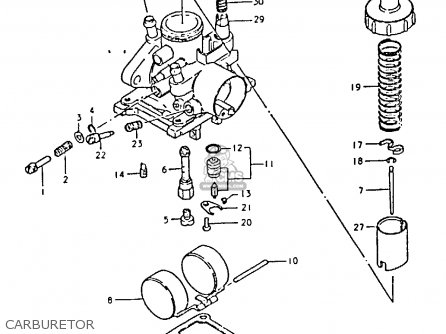 Suzuki FS50 1981 (X) (E01 E02 E06 E94) parts lists and schematics