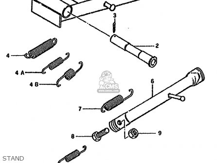 STAND - GN125 1982 (Z) (E01 E02 E04 E18 E30)