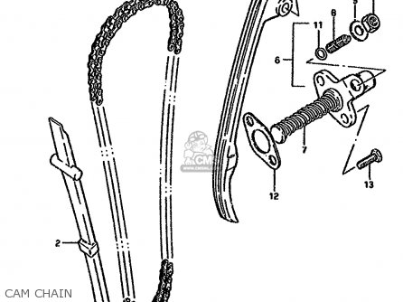 CAM CHAIN - GN125 1982 (Z) (E01 E02 E04 E18 E30)