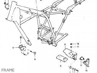 FRAME - GN125 1982 (Z) USA (E03)