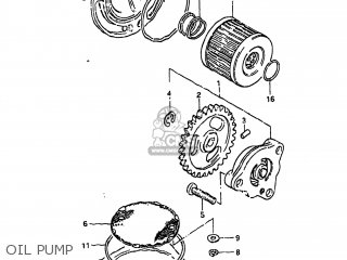 OIL PUMP - GN125 1982 (Z) USA (E03)