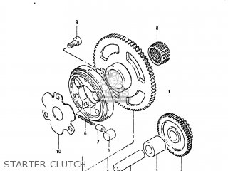 STARTER CLUTCH - GN125 1982 (Z) USA (E03)