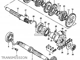 TRANSMISSION - GN125 1982 (Z) USA (E03)