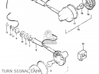 TURN SIGNAL LAMP - GN125 1982 (Z) USA (E03)