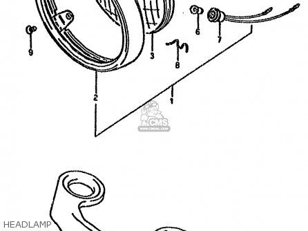 HEADLAMP - GN125 1983 (D) (E01 E04 E18)