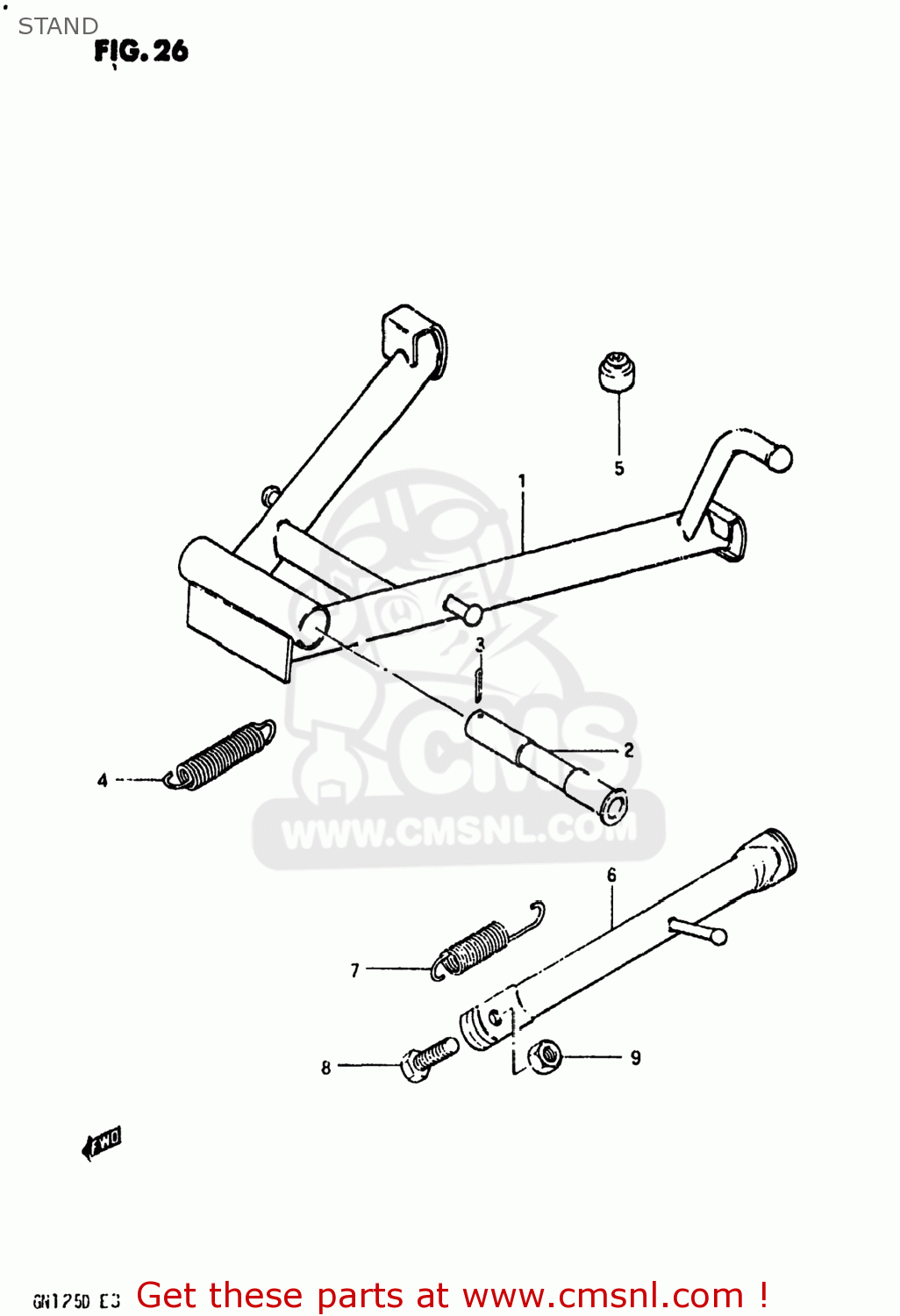 STAND GN125 1983 (D) USA (E03)