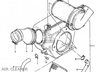 AIR CLEANER - GN125 1983 (D) USA (E03)