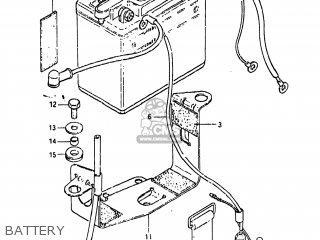 BATTERY - GN125 1983 (D) USA (E03)