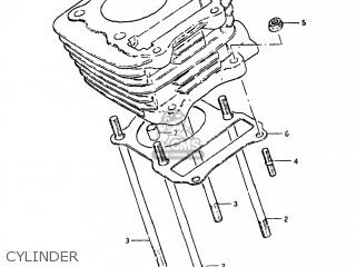 CYLINDER - GN125 1983 (D) USA (E03)