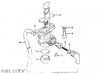 FUEL COCK - GN125 1983 (D) USA (E03)