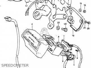 SPEEDOMETER - GN125 1983 (D) USA (E03)