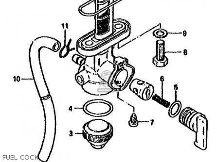 FUEL COCK - GN125 1991 (M) (E01 E02 E04 E21 E34)
