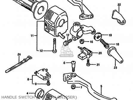 Suzuki Gn125 1992 (n) Parts Lists And Schematics