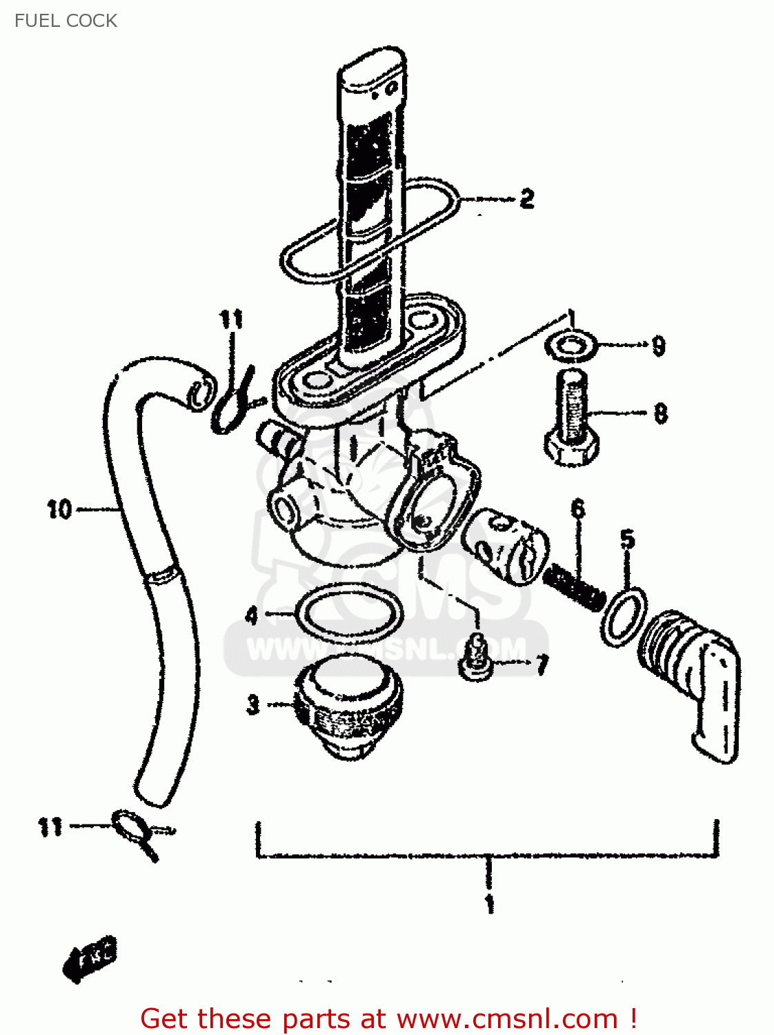 FUEL COCK GN125 1992 (N)