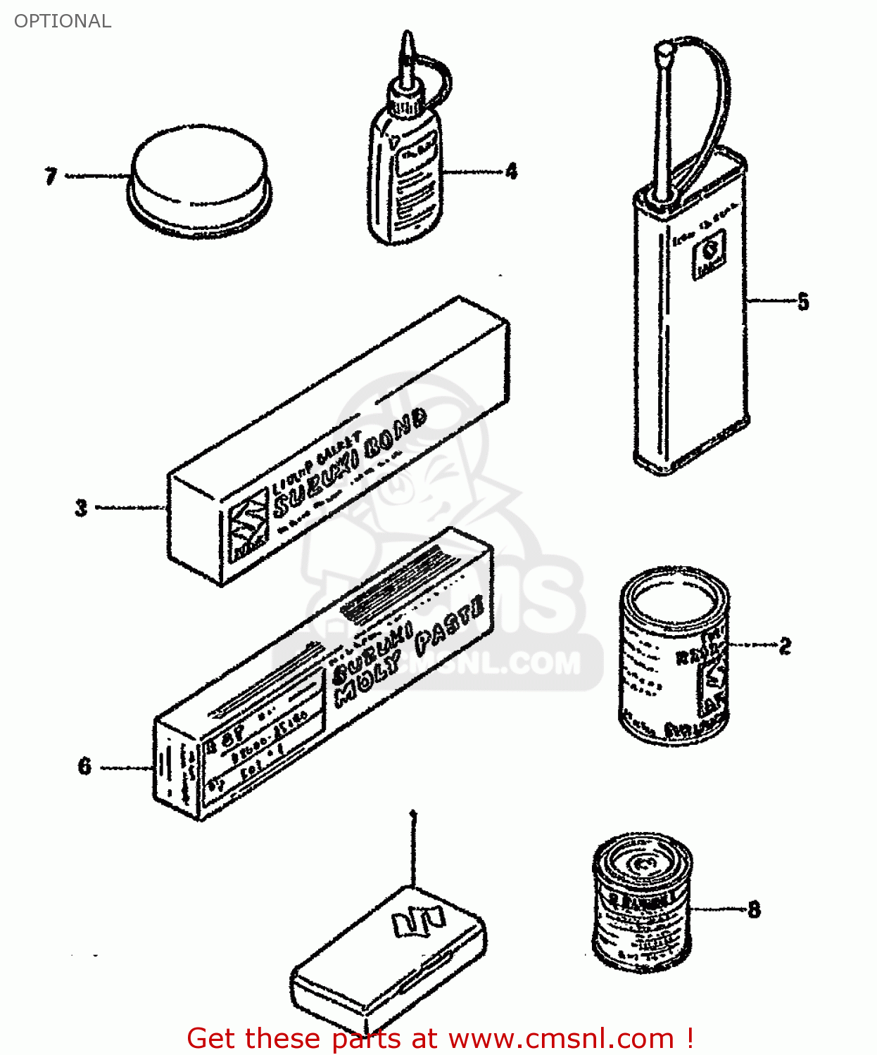 OPTIONAL GN125 1992 (N)