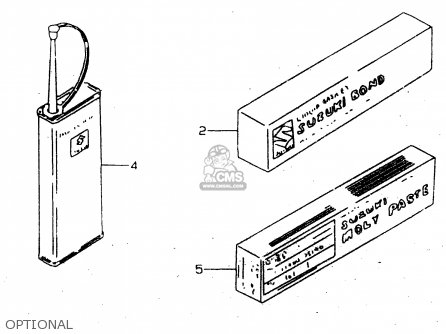 OPTIONAL - GN125 1997 (V) (E01 E02 E04 E18 E21 E22)