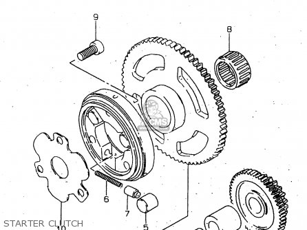 STARTER CLUTCH - GN125 1997 (V) (E01 E02 E04 E18 E21 E22)