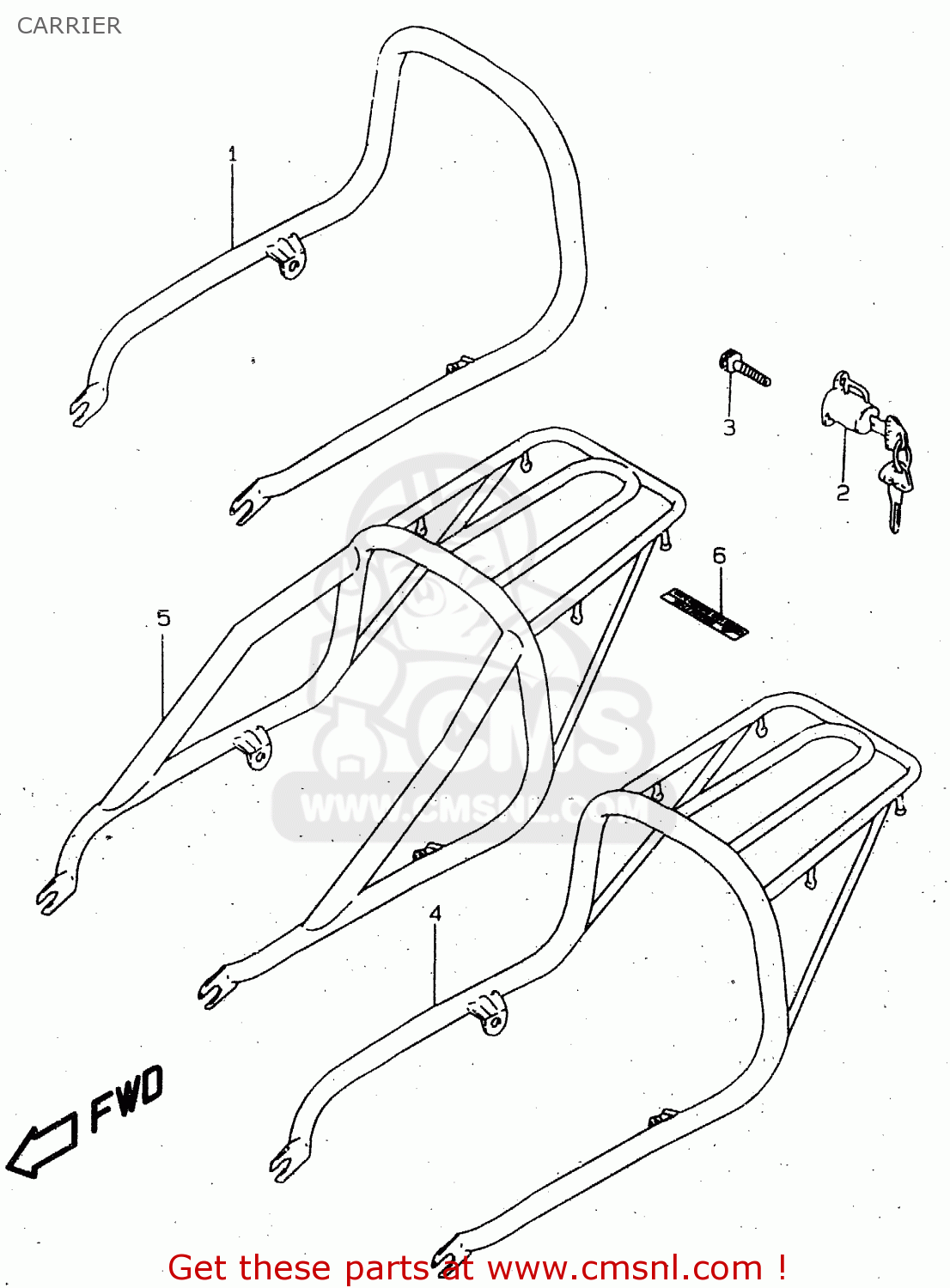 CARRIER GN125 1998 (W) (E02 E04 E18 E21 E22)