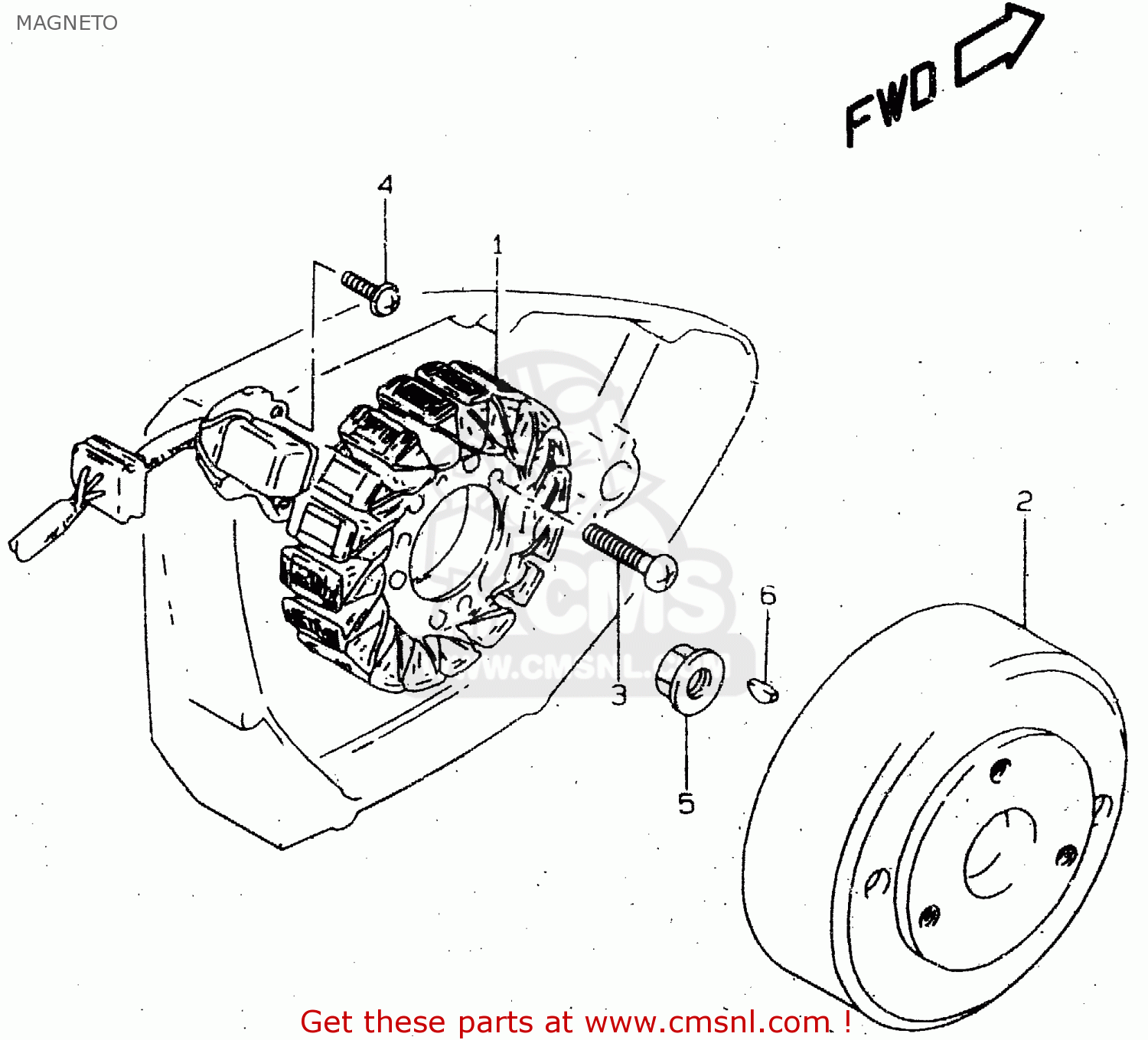 MAGNETO GN125 1999 (X) (E02 E04 E18 E21 E22 E71) / P9