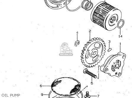 OIL PUMP - GN125 1999 (X) (E02 E04 E18 E21 E22 E71) / P9