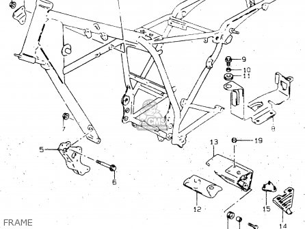 FRAME - GN125 1999 (X) (E02 E04 E18 E21 E22 E71) / P9