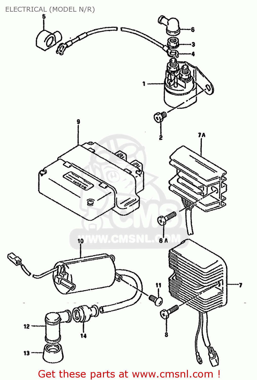 ELECTRICAL (MODEL N/R) GN125E 1982 (Z) SINGAPORE (E30)