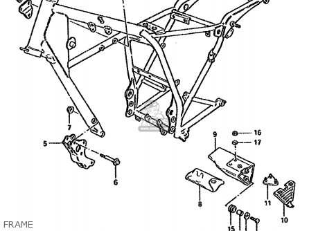 FRAME - GN125E 1989 (K) SINGAPORE (E30)