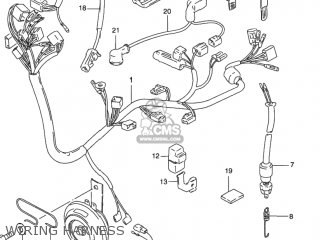 Suzuki GN125E 1991 (M) USA (E03) parts lists and schematics