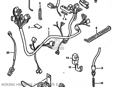 WIRING HARNESS (MODEL N/R E30) - GN125E 1992 (N) SINGAPORE (E30)