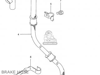 BRAKE HOSE - GN125E 1992 (N) USA (E03)