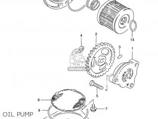OIL PUMP - GN125E 1992 (N) USA (E03)