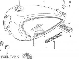 FUEL TANK - GN125E 1993 (P) USA (E03)