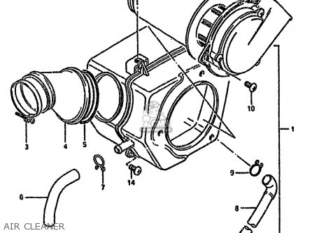 AIR CLEANER - GN125E 1994 (R) SINGAPORE (E30)