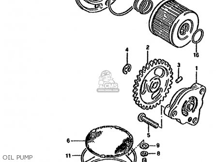 OIL PUMP - GN125E 1994 (R) SINGAPORE (E30)